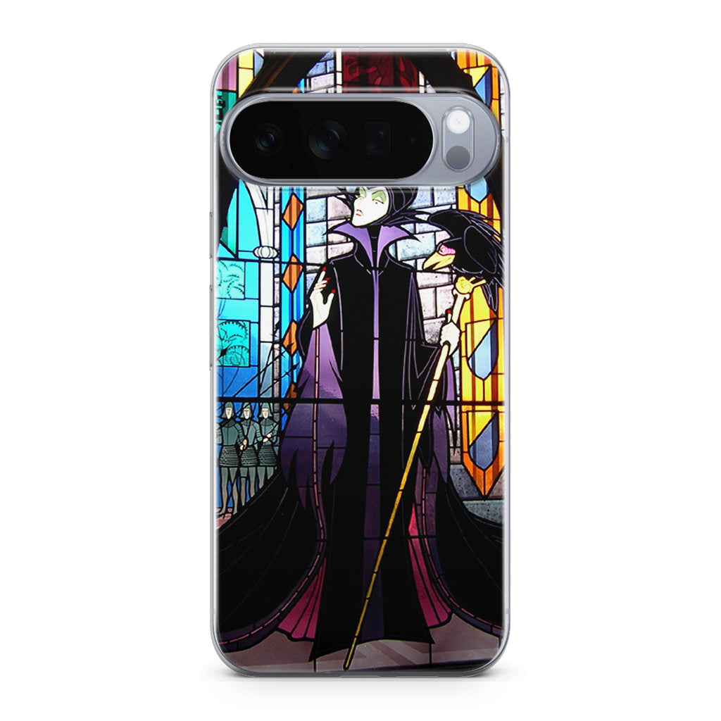 Maleficent Sleeping Beauty Glass Art Google Pixel 10 Pro / Pixel 10 Pro XL Case