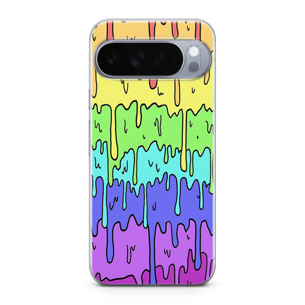 Pastel Kawaii Melting Rainbow Google Pixel 10 Pro / Pixel 10 Pro XL Case