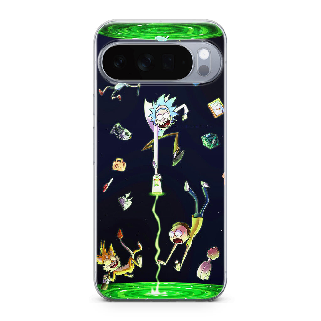 Rick And Morty Portal Fall Google Pixel 10 Pro / Pixel 10 Pro XL Case