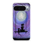 Girl Cat and Moon Google Pixel 10 Pro / Pixel 10 Pro XL Case