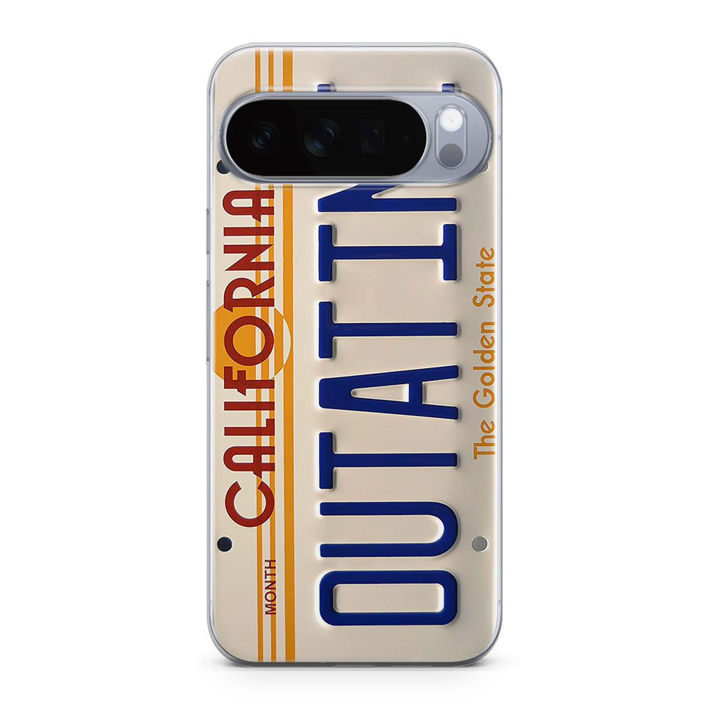 Back to the Future License Plate Outatime Google Pixel 10 Pro / Pixel 10 Pro XL Case