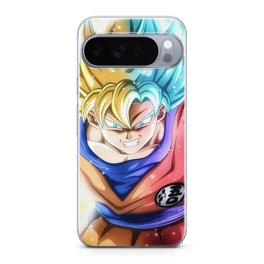 Goku SSJ 1 to SSJ Blue Google Pixel 10 Pro / Pixel 10 Pro XL Case