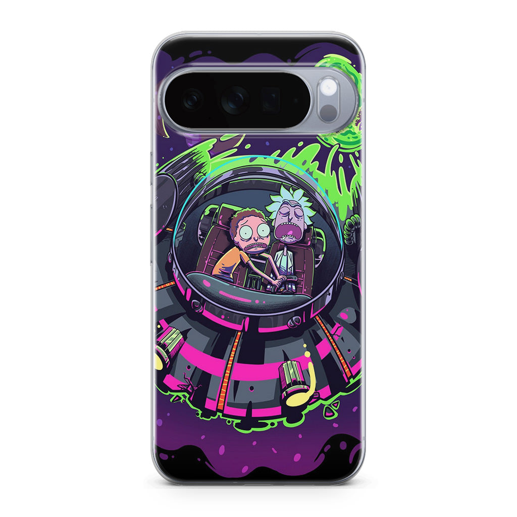 Rick And Morty Spaceship Google Pixel 10 Pro / Pixel 10 Pro XL Case