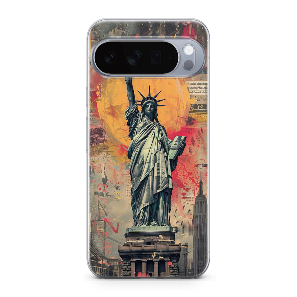 Canvas Art Statue of Liberty Google Pixel 10 Pro / Pixel 10 Pro XL Case