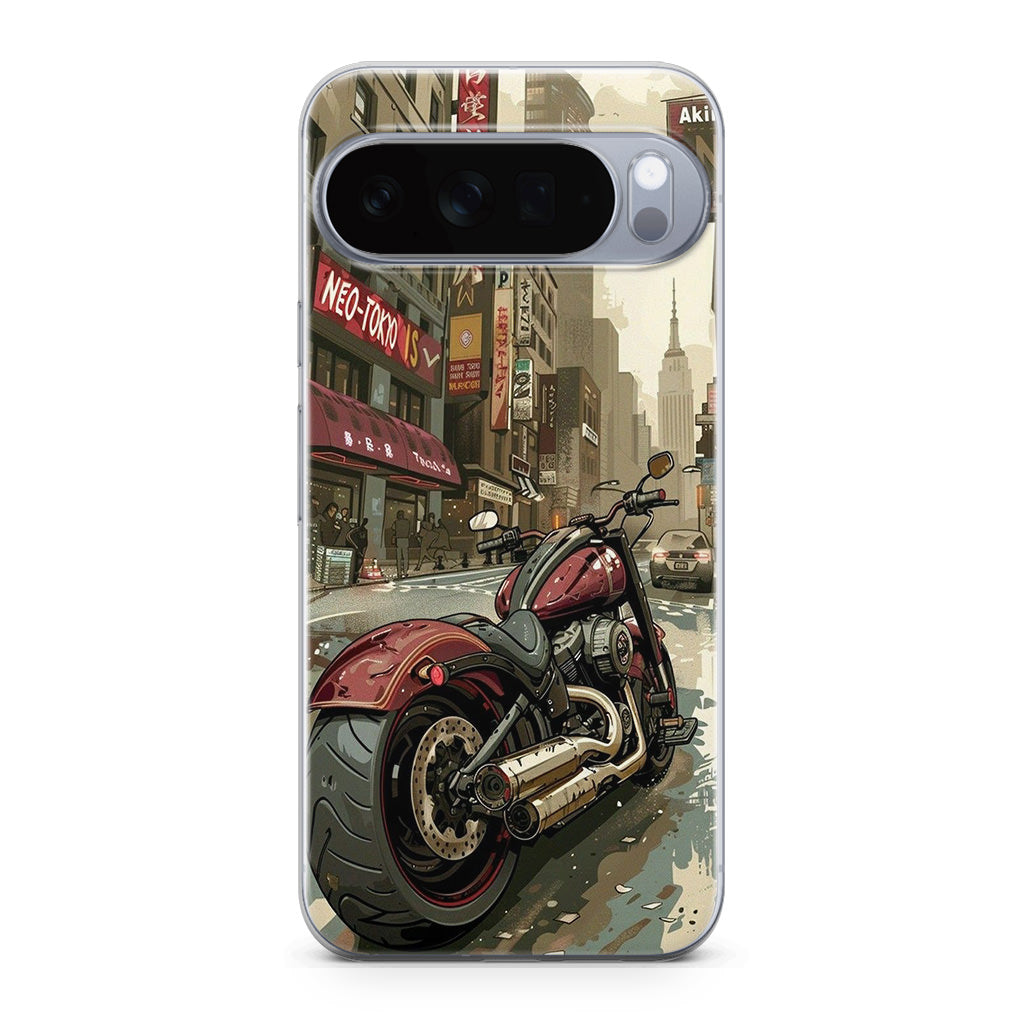 Motorcycle In Tokyo Streets Google Pixel 10 Pro / Pixel 10 Pro XL Case