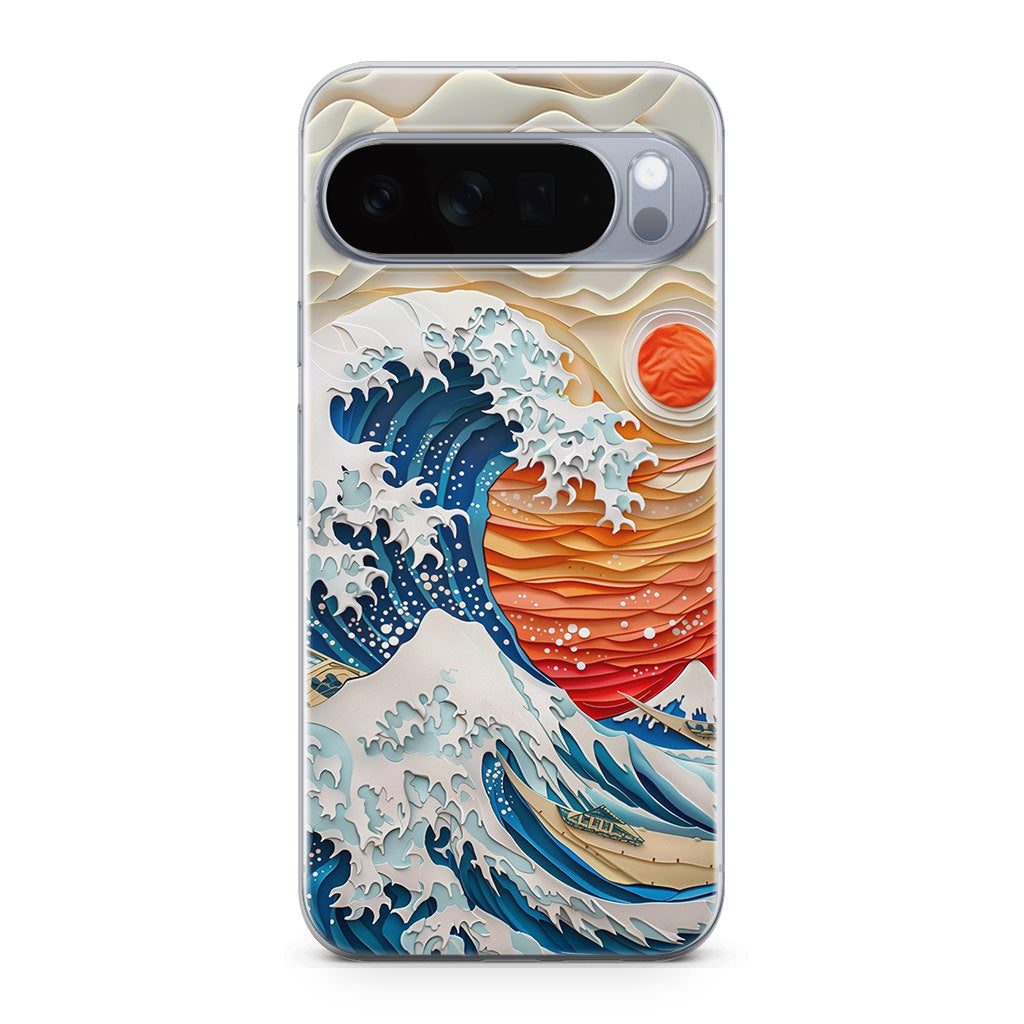 The Great Wave Off Paper Art Google Pixel 10 Pro / Pixel 10 Pro XL Case