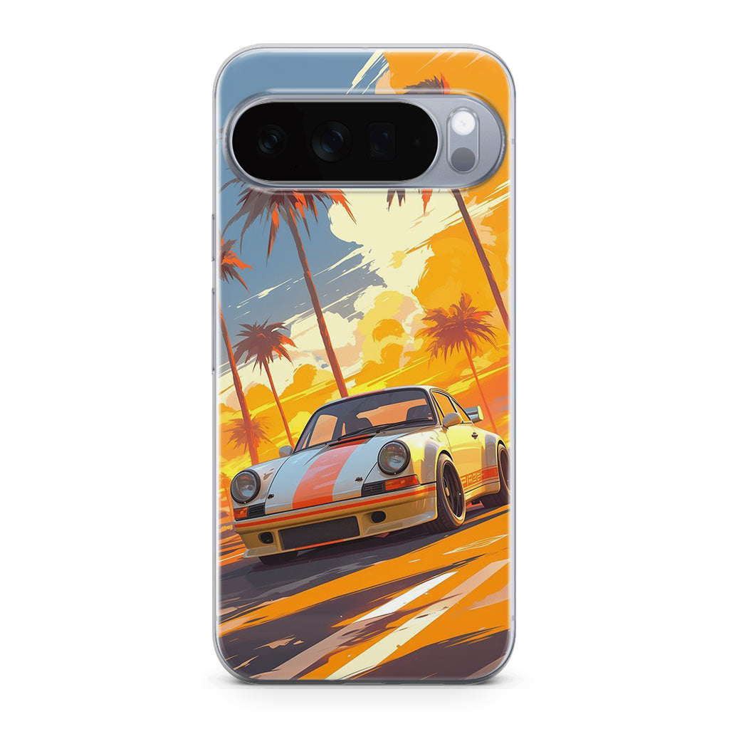 Turbo Dreams in Neon Palms Google Pixel 10 Pro / Pixel 10 Pro XL Case