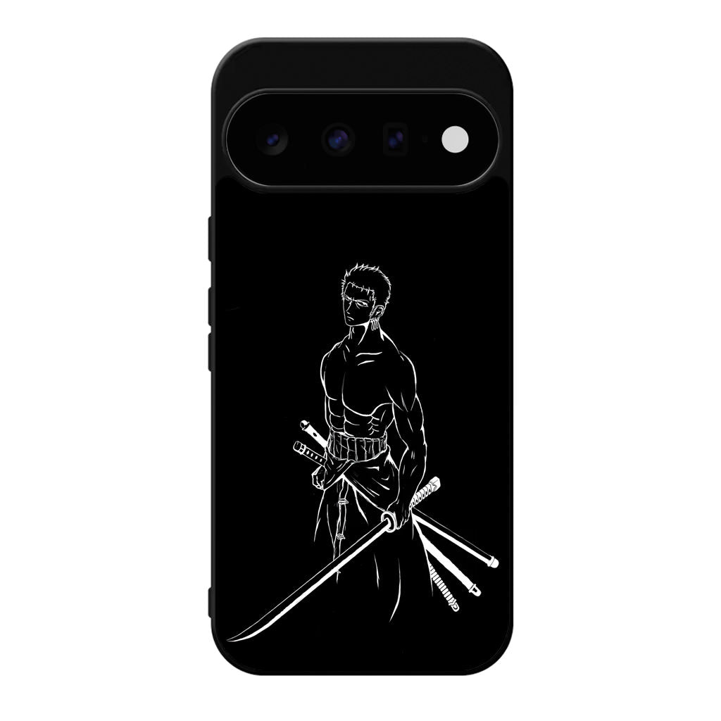 Roronoa Zoro Outlines Google Pixel 11 Case