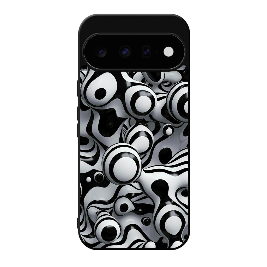 Abstract Art Black White Google Pixel 11 Case