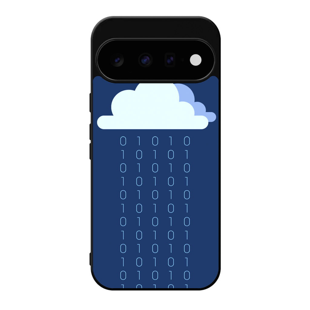 Abstract Binary Minimalist Google Pixel 11 Case
