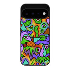 Abstract Colorful Doodle Art Google Pixel 11 Case