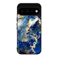 Abstract Golden Blue Paint Art Google Pixel 11 Case