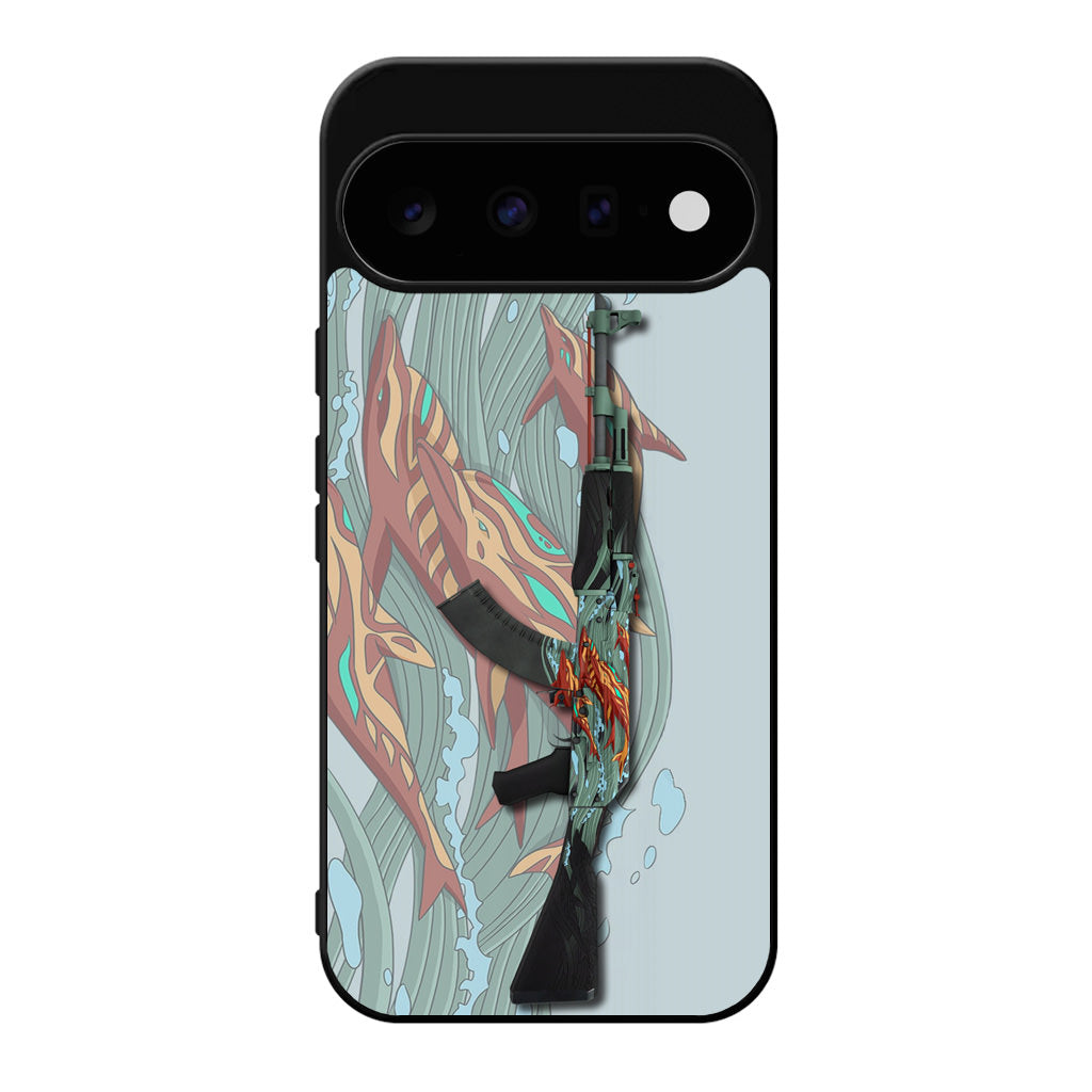 AK-47 Aquamarine Revenge Google Pixel 11 Case
