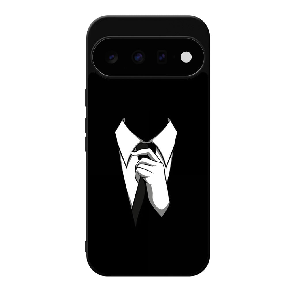 Anonymous Black White Tie Google Pixel 11 Case