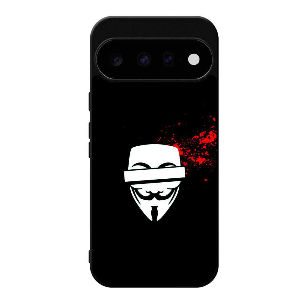 Anonymous Blood Splashes Google Pixel 11 Case