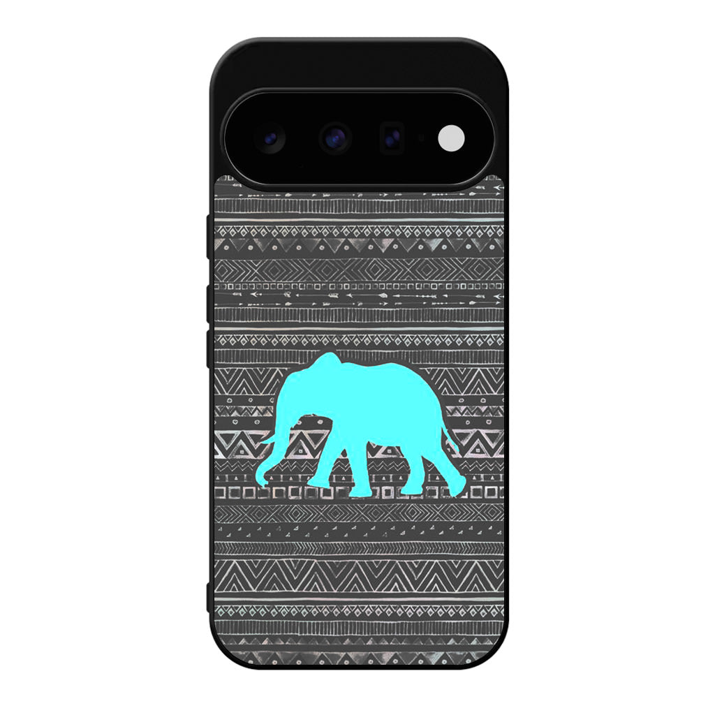 Aztec Elephant Turquoise Google Pixel 11 Case