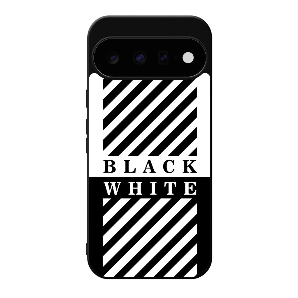 Black White Stripes Google Pixel 11 Case