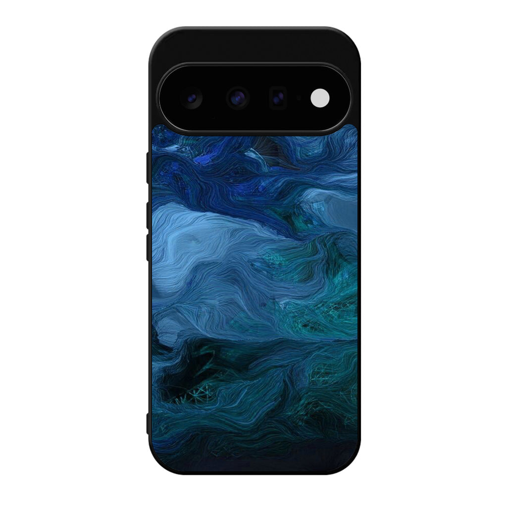 Blue Abstract Art Google Pixel 11 Case