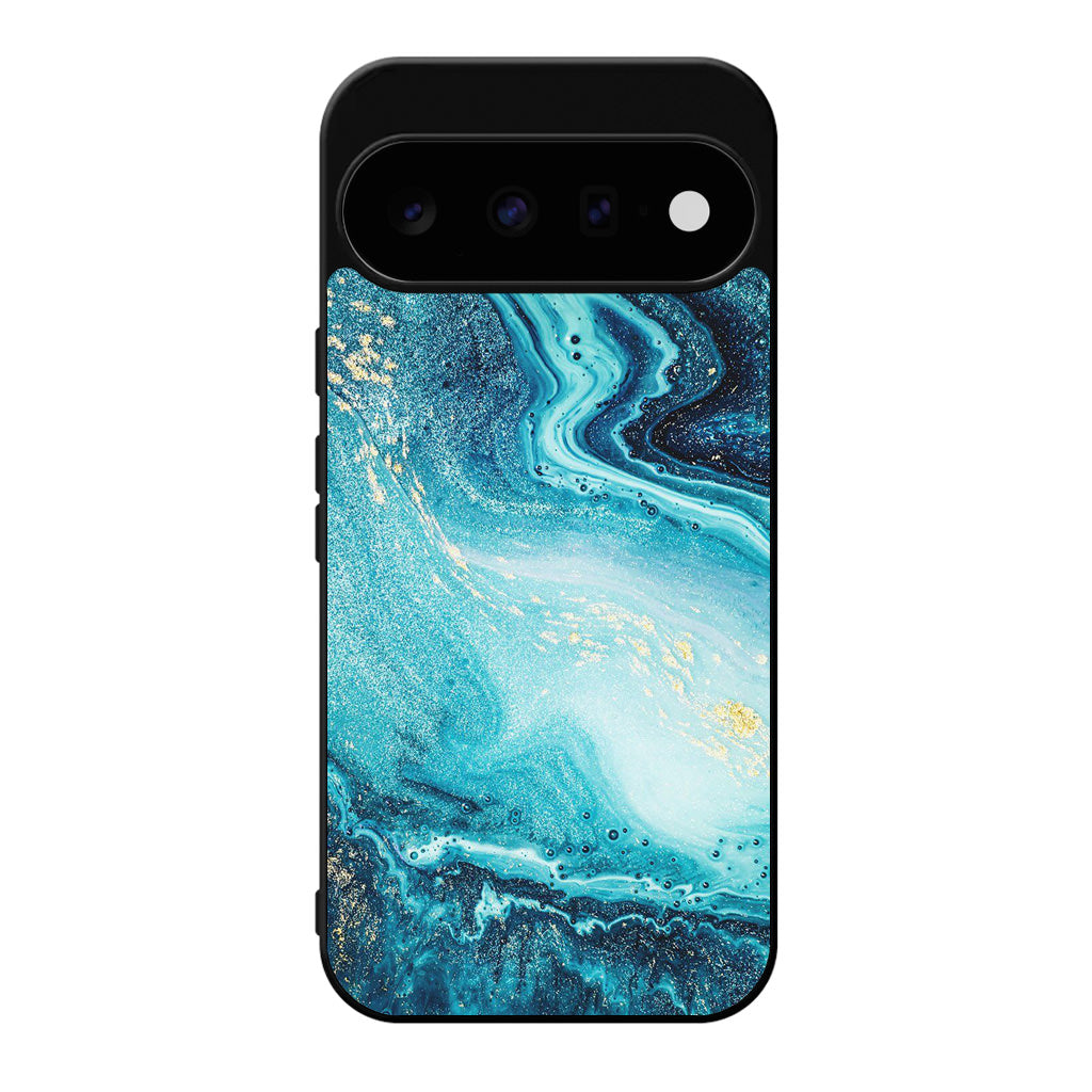Blue Water Glitter Google Pixel 11 Case