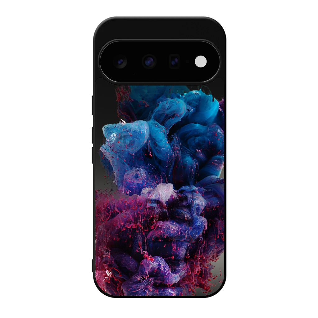 Colorful Dust Art on Black Google Pixel 11 Case