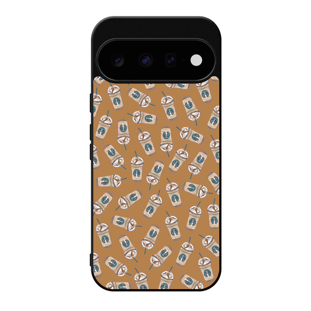 Iced Cappuccinos Lover Pattern Google Pixel 11 Case