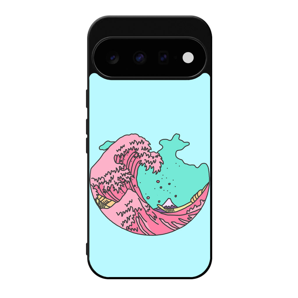 Japanese Pastel Wave Google Pixel 11 Case