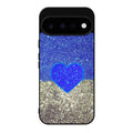 Love Glitter Blue and Grey Google Pixel 11 Case