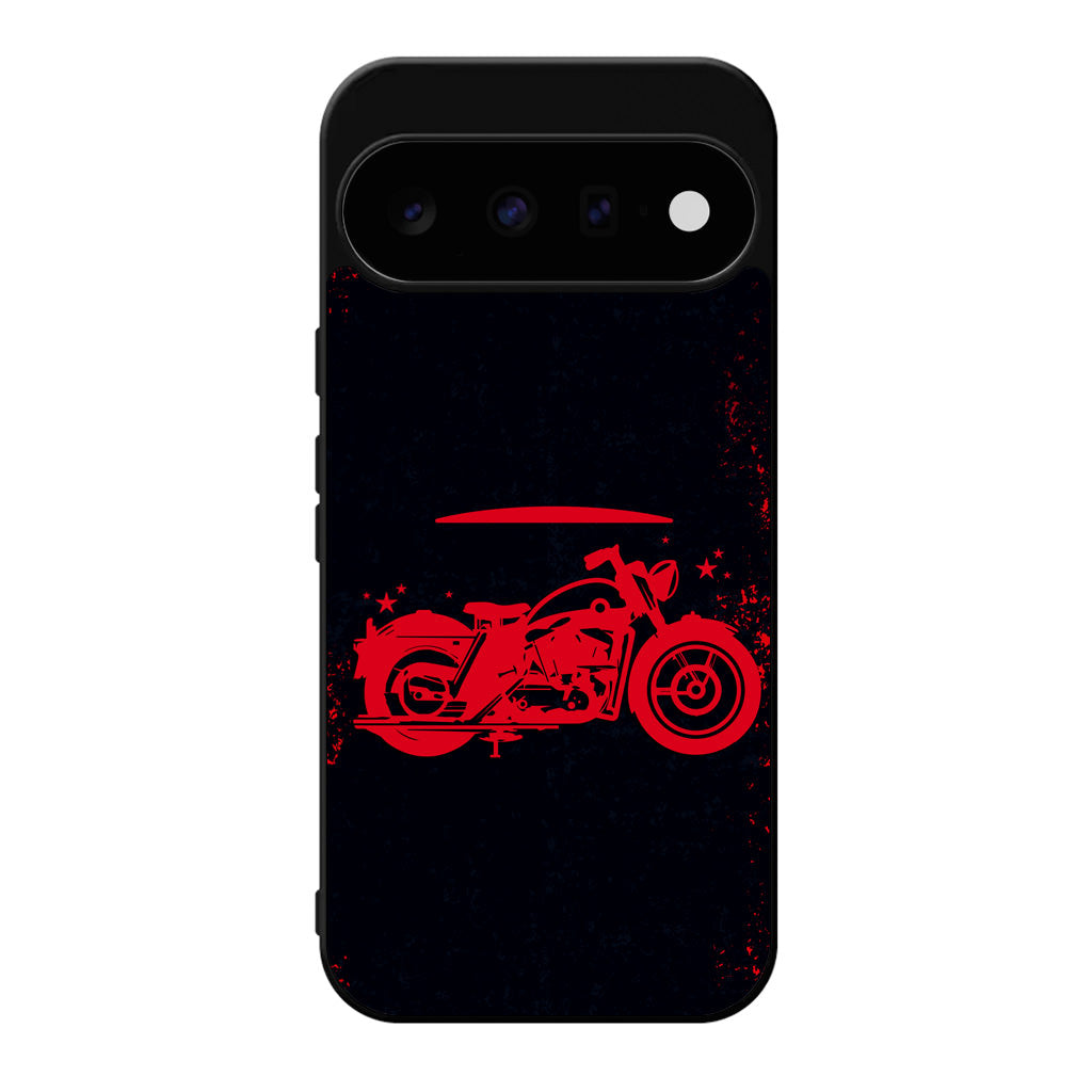 Motorcycle Red Art Google Pixel 11 Case