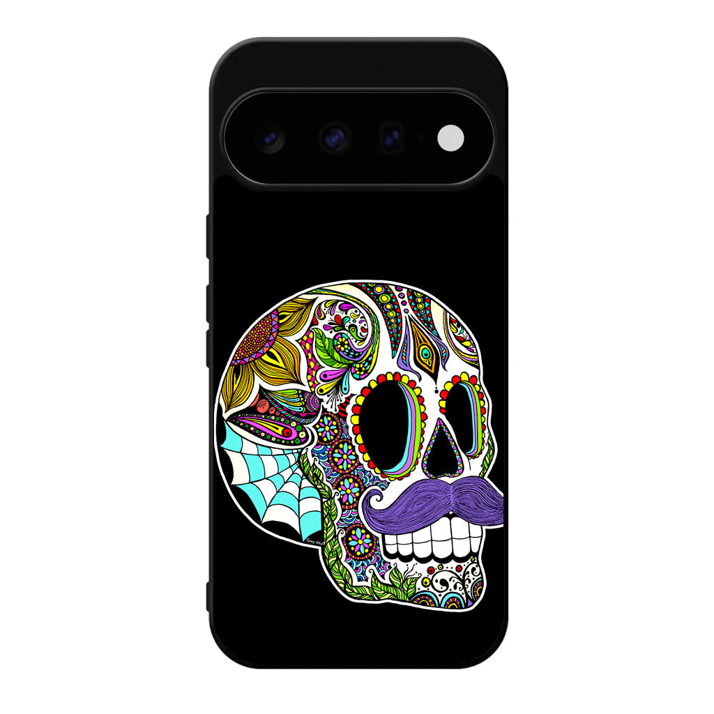 Mustache Sugar Skull Google Pixel 11 Case