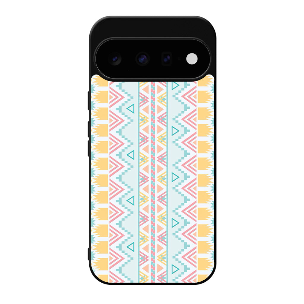 Peach Aztec Pattern Google Pixel 11 Case
