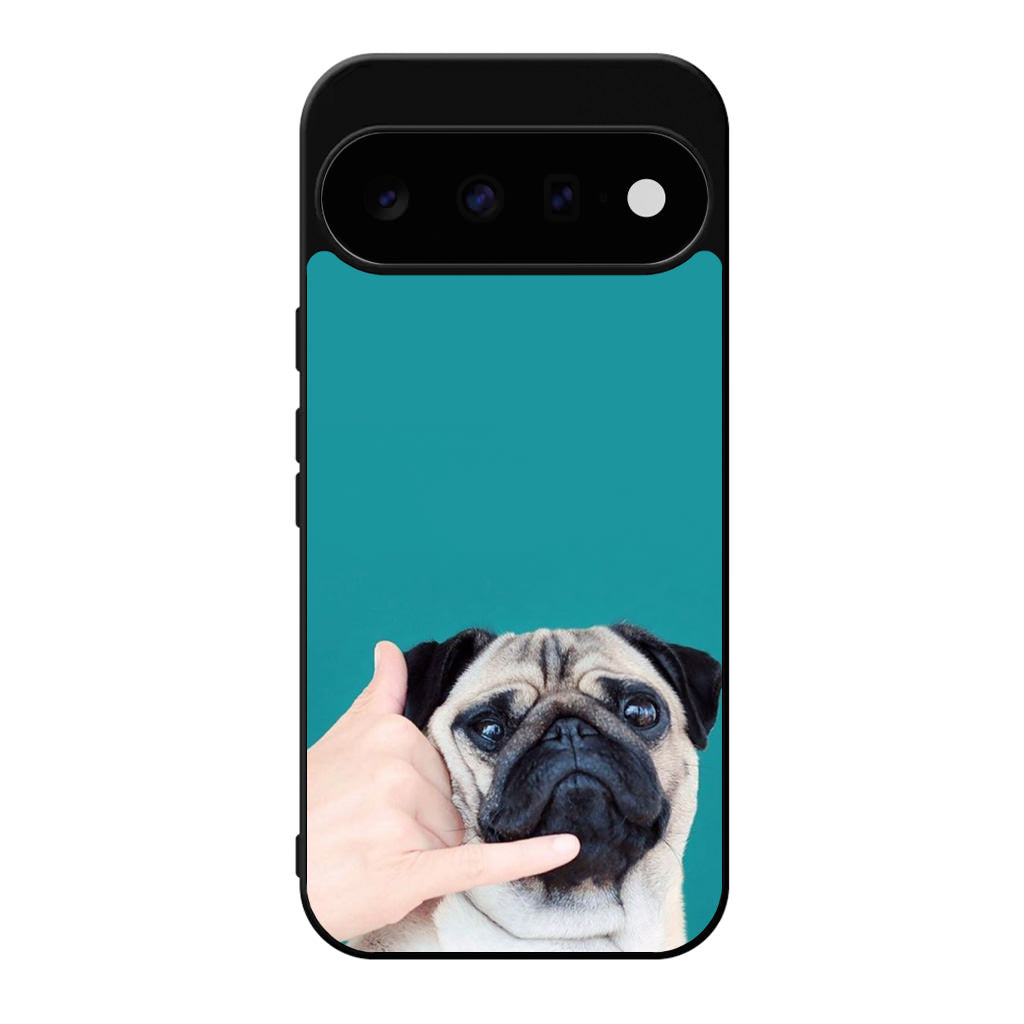 Pug is on the Phone Google Pixel 11 Case