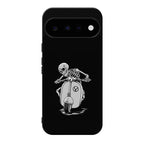 Skeleton Rides Scooter Google Pixel 11 Case
