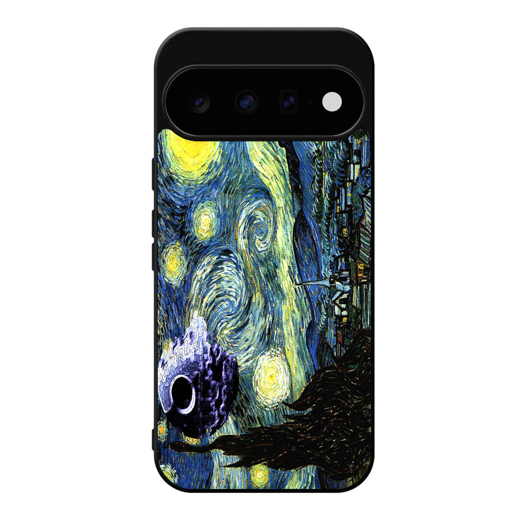 Skellington on a Starry Night Google Pixel 11 Case