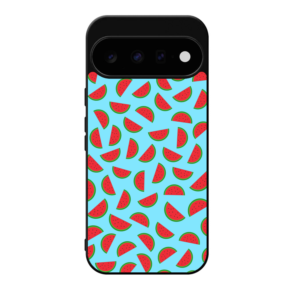 Watermelon Fruit Pattern Blue Google Pixel 11 Case
