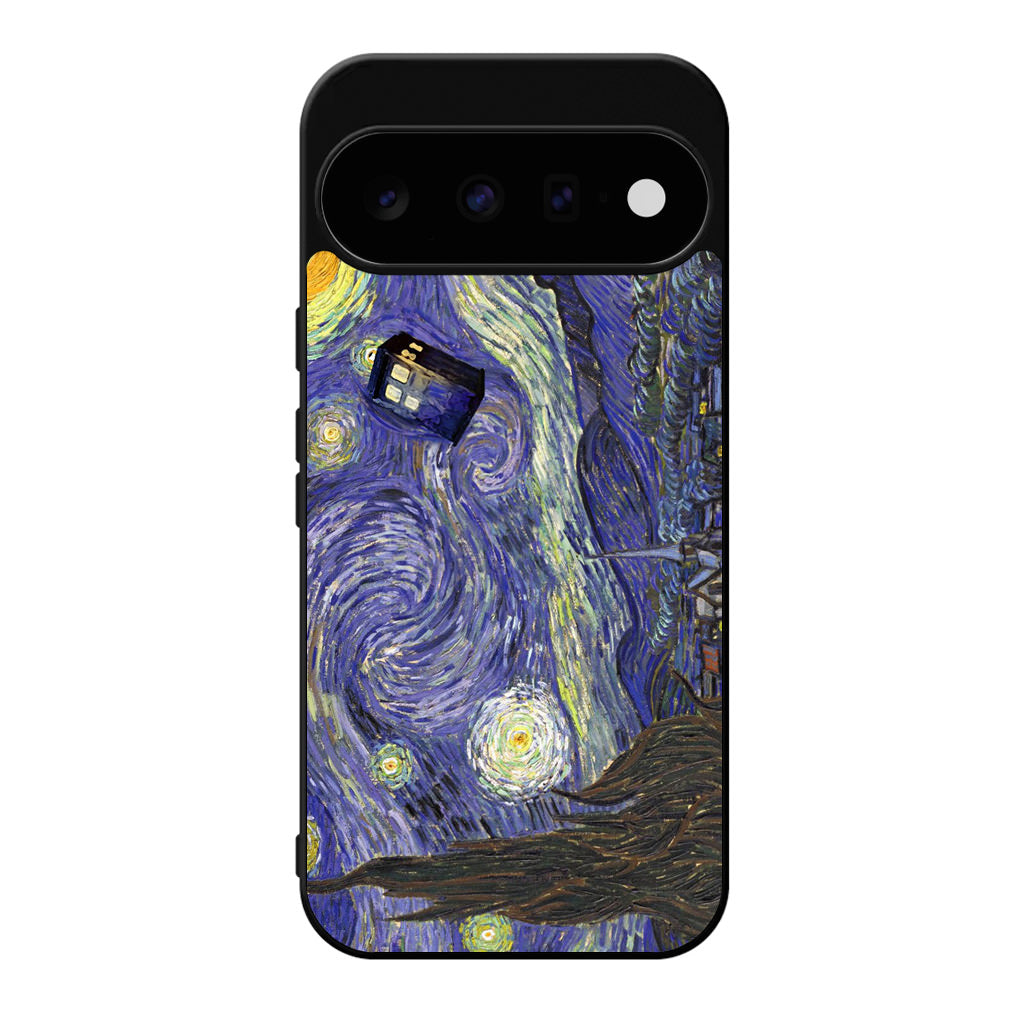Dr Who Tardis In Van Gogh Starry Night Google Pixel 11 Case