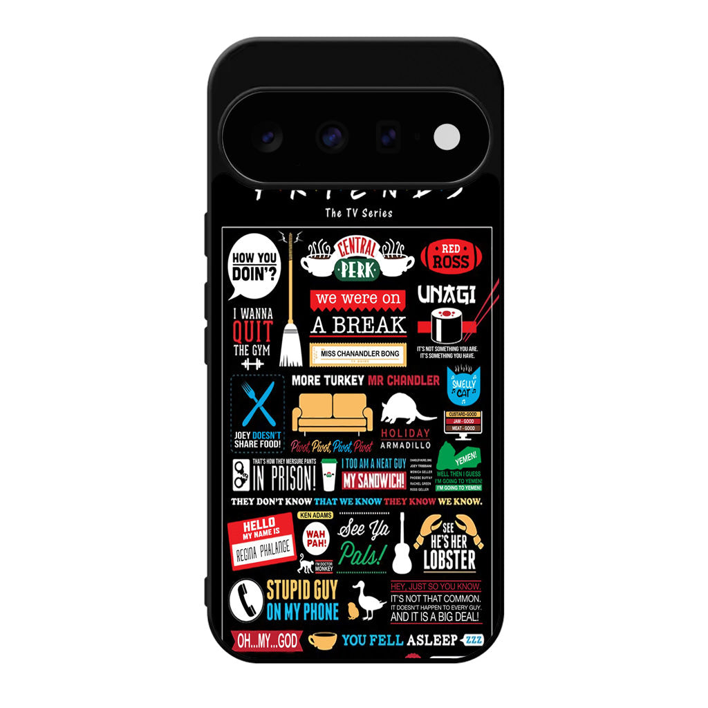 Friends TV Show Quotes Poster Google Pixel 11 Case