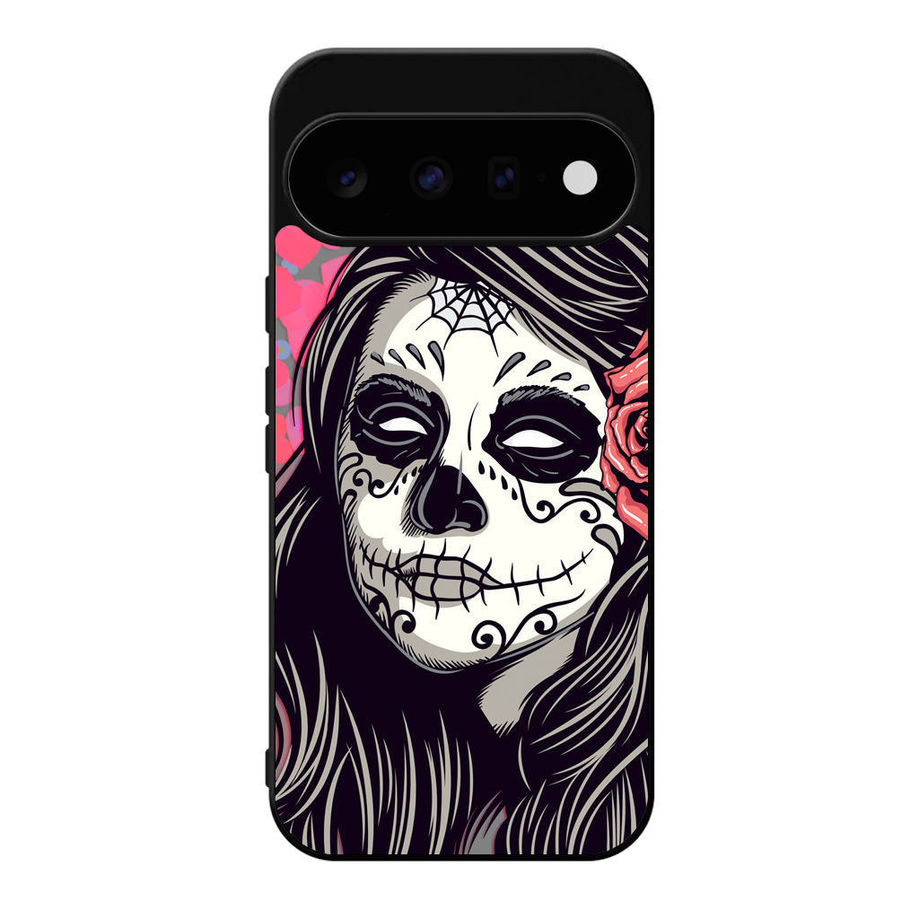 Girl Skull Flower Google Pixel 11 Case