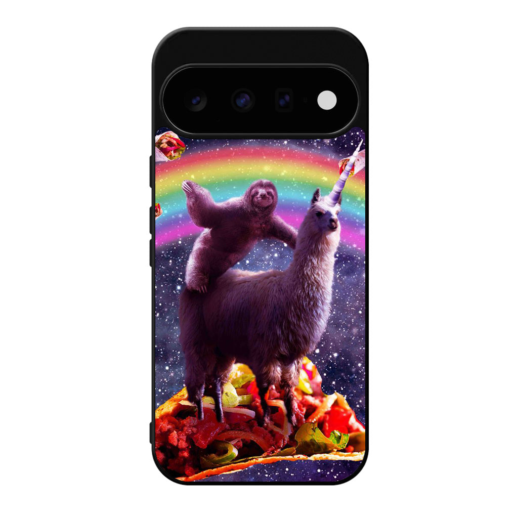 LLama And Sloth On Space Google Pixel 11 Case