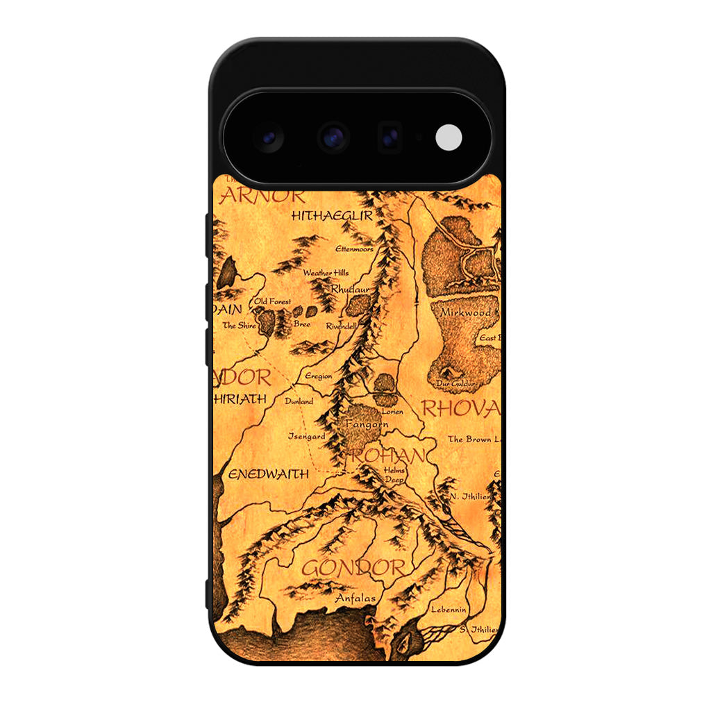 Middle Earth Map Hobbit Google Pixel 11 Case
