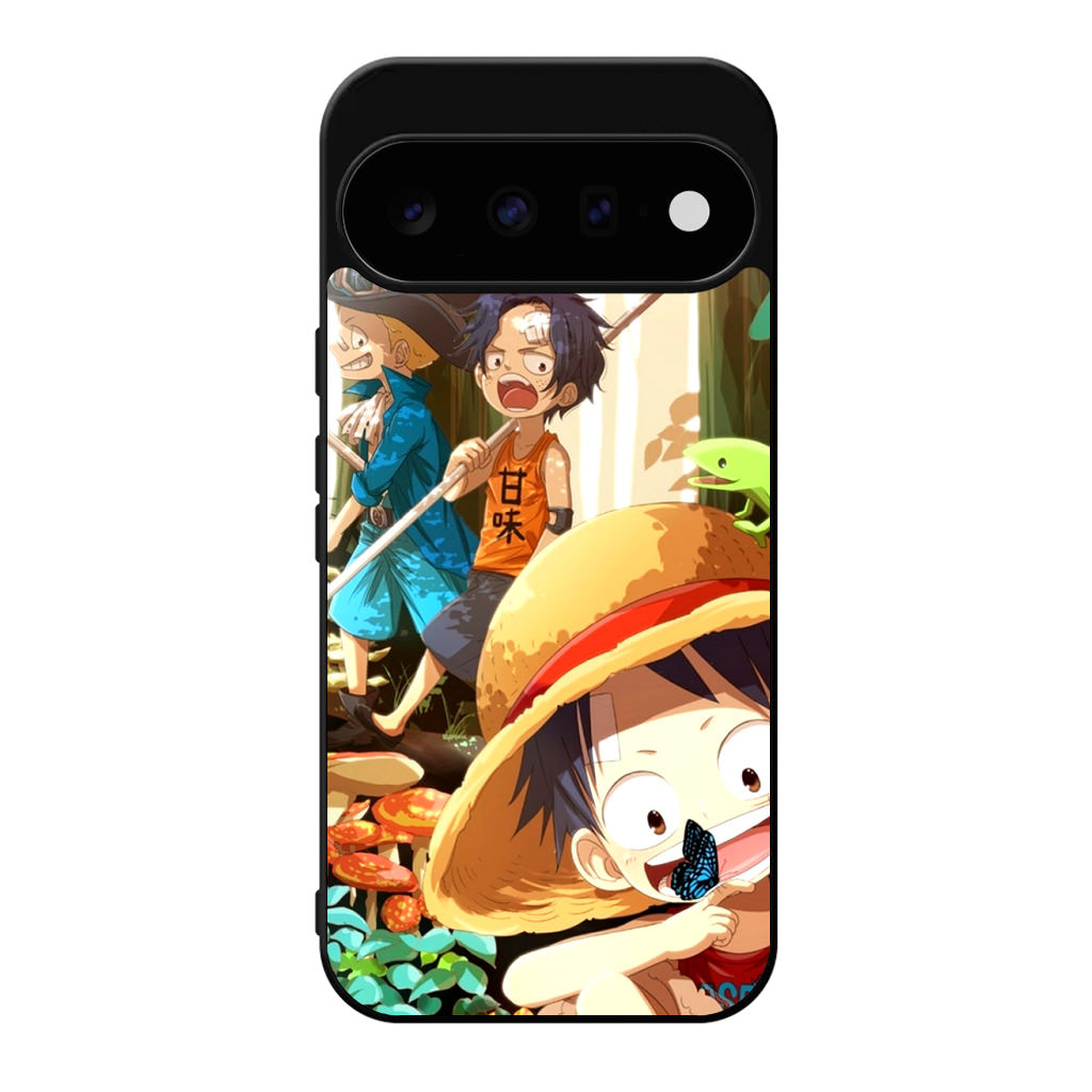 One Piece Little Sabo Ace Luffy Cute Google Pixel 11 Case