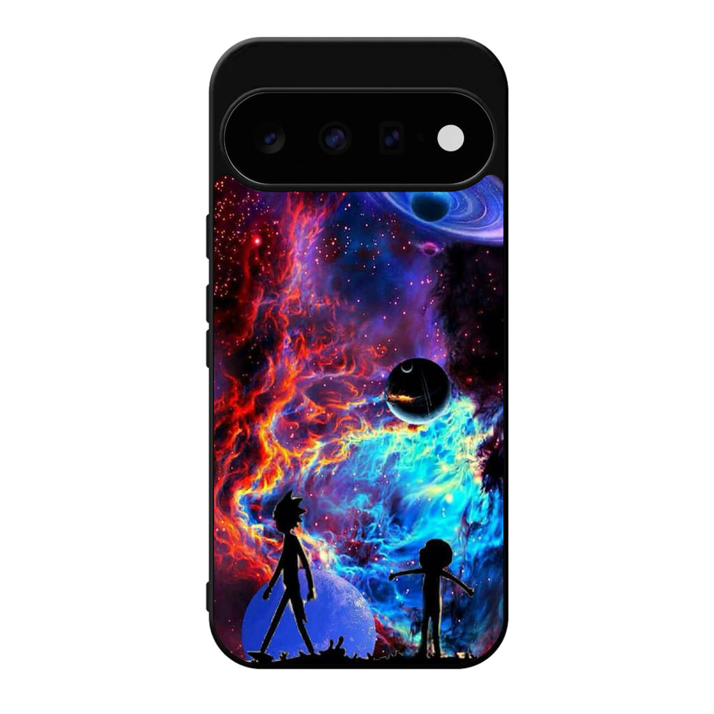 Rick And Morty Flat Galaxy Google Pixel 11 Case