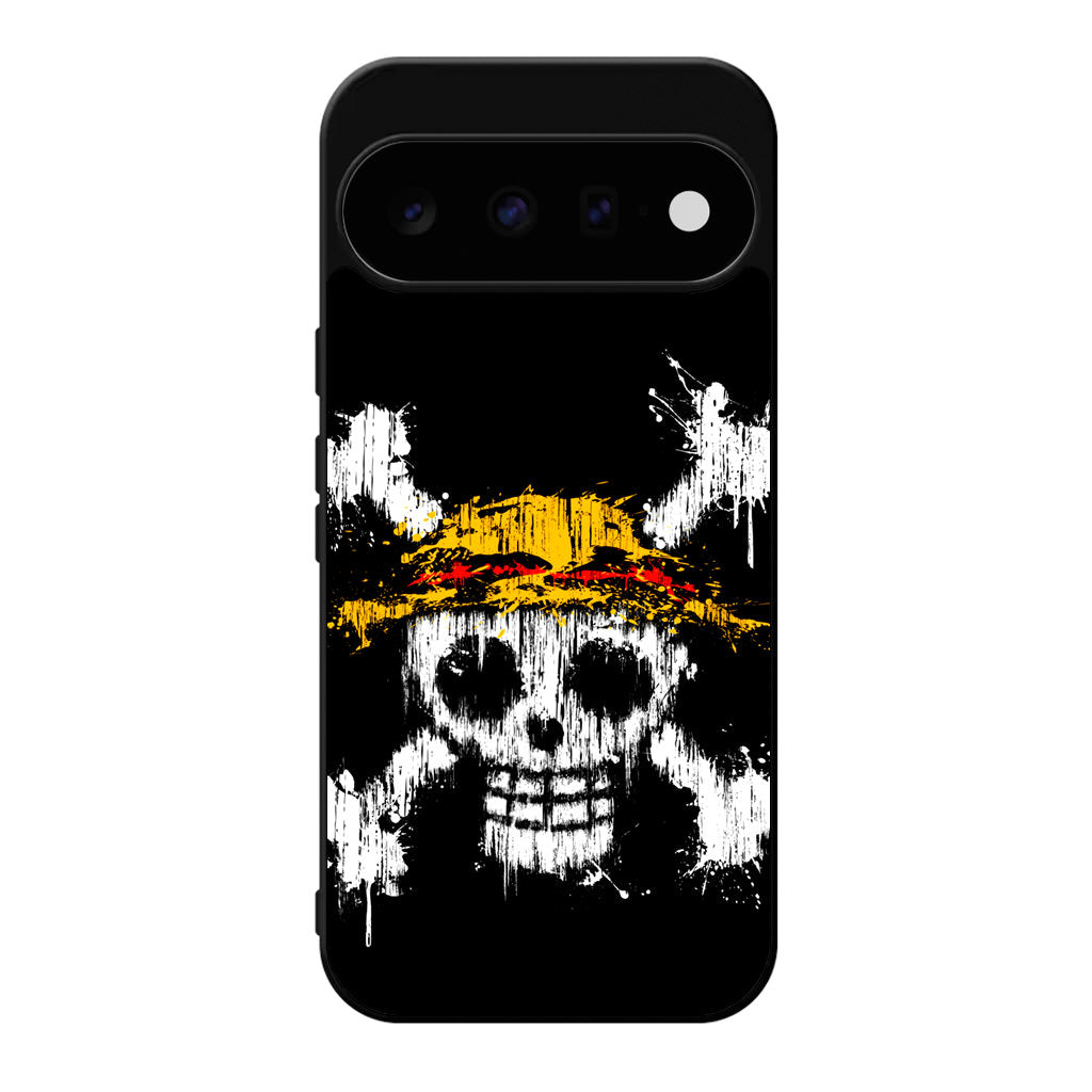 Straw Hat Pirate Logo Paint Google Pixel 11 Case