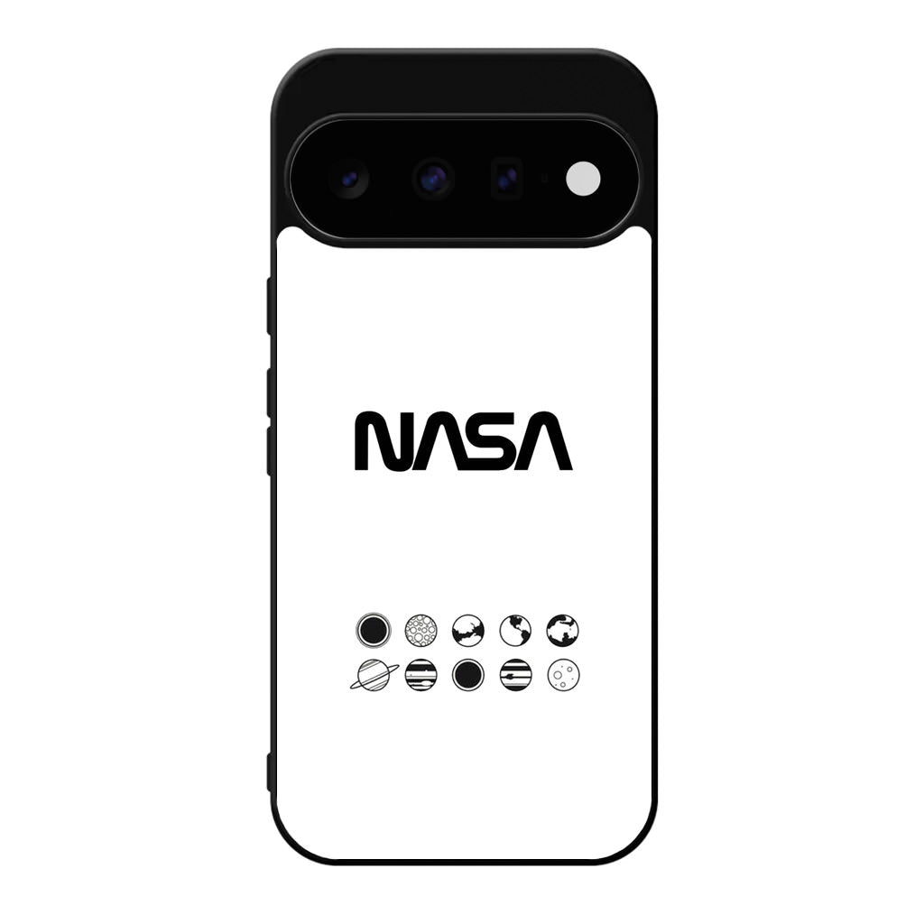 NASA Minimalist White Google Pixel 11 Case