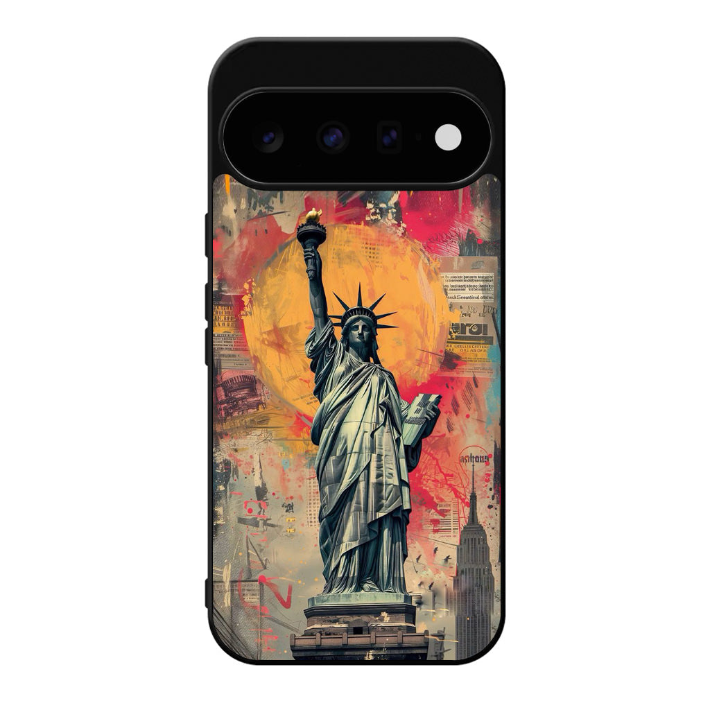Canvas Art Statue of Liberty Google Pixel 11 Case