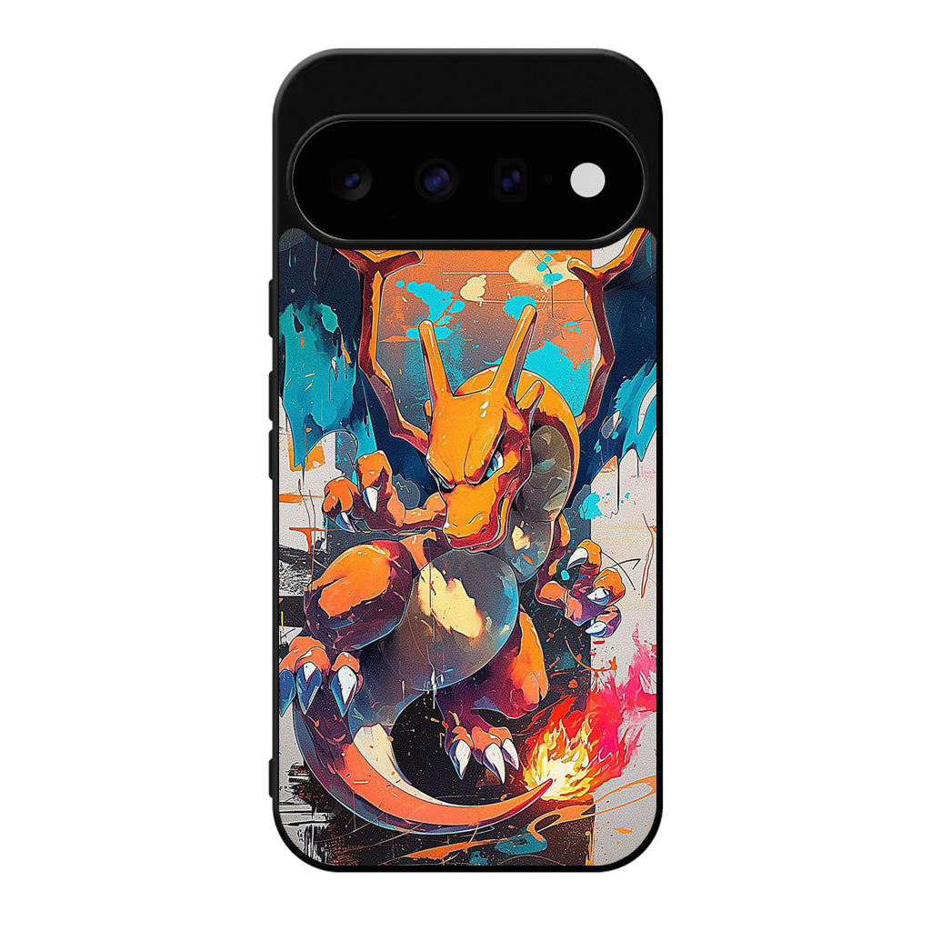 Charizard Inferno on Canvas Google Pixel 11 Case