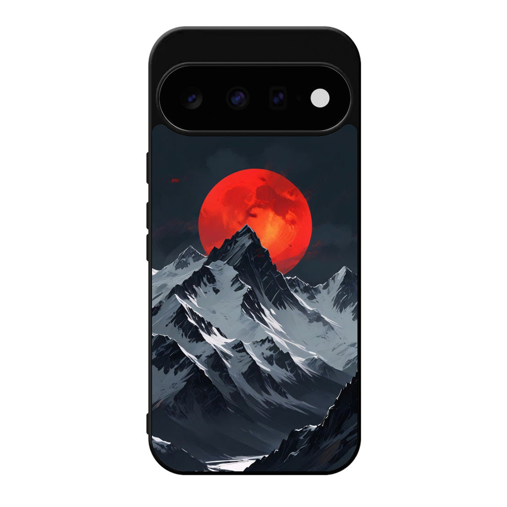 Crimson Eclipse The Mountain Google Pixel 11 Case