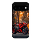 Crimson Velocity in Autumn Flame Google Pixel 11 Case