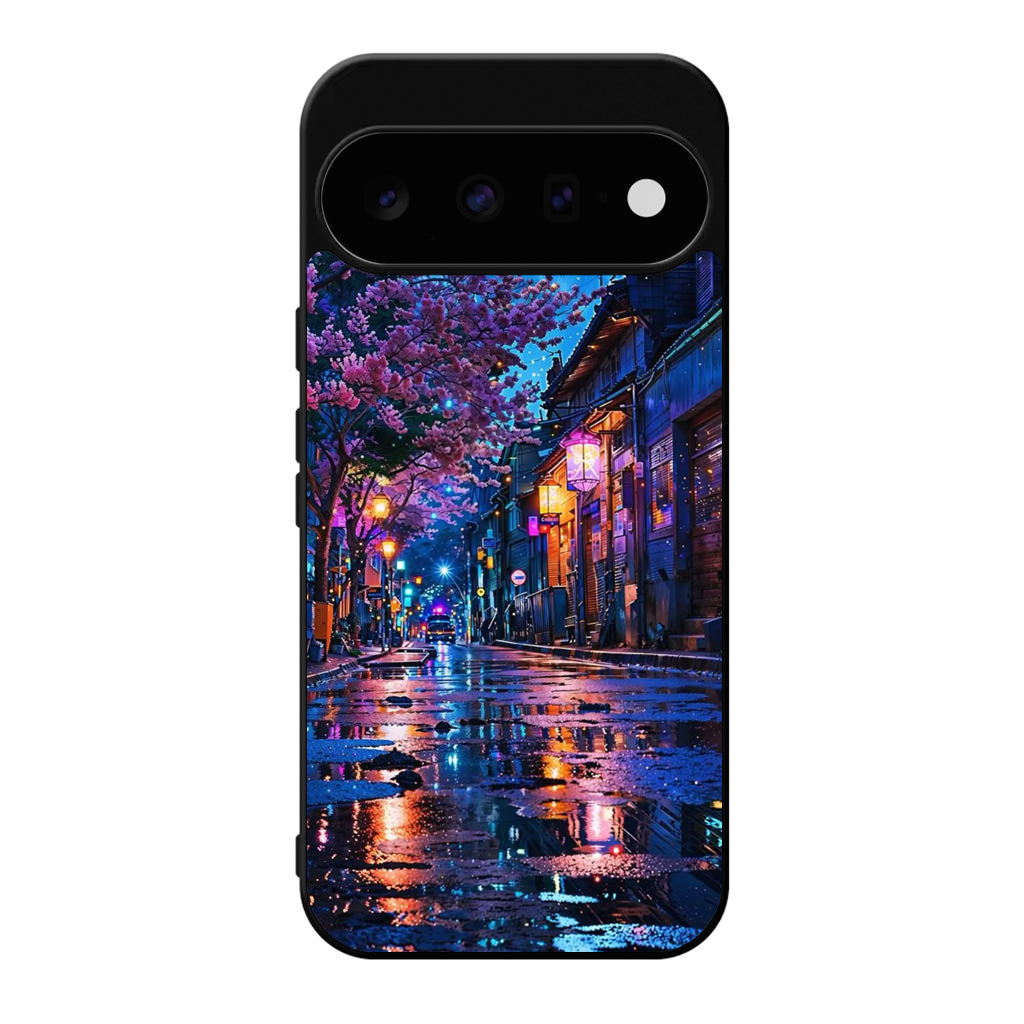 Midnight Sakura Glow Google Pixel 11 Case