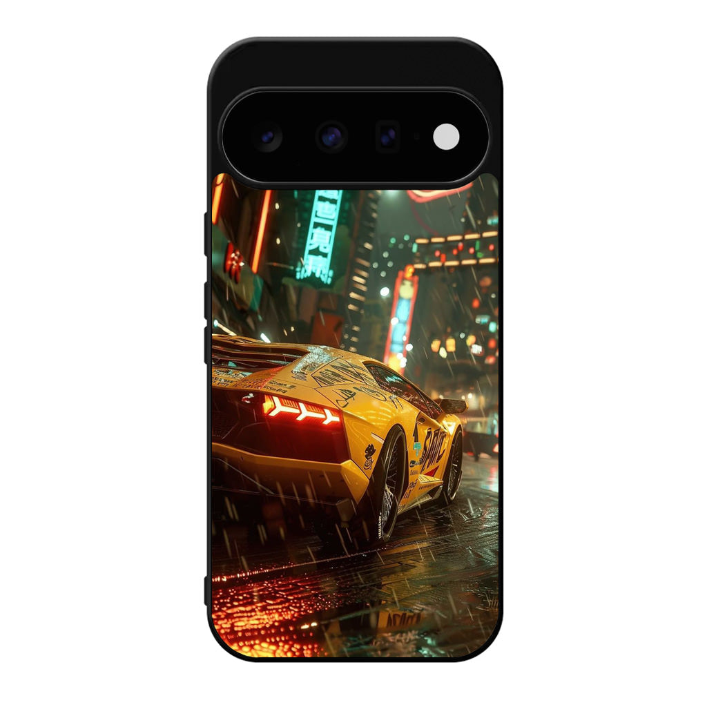 Night Drift Thunder Neon Streets Google Pixel 11 Case