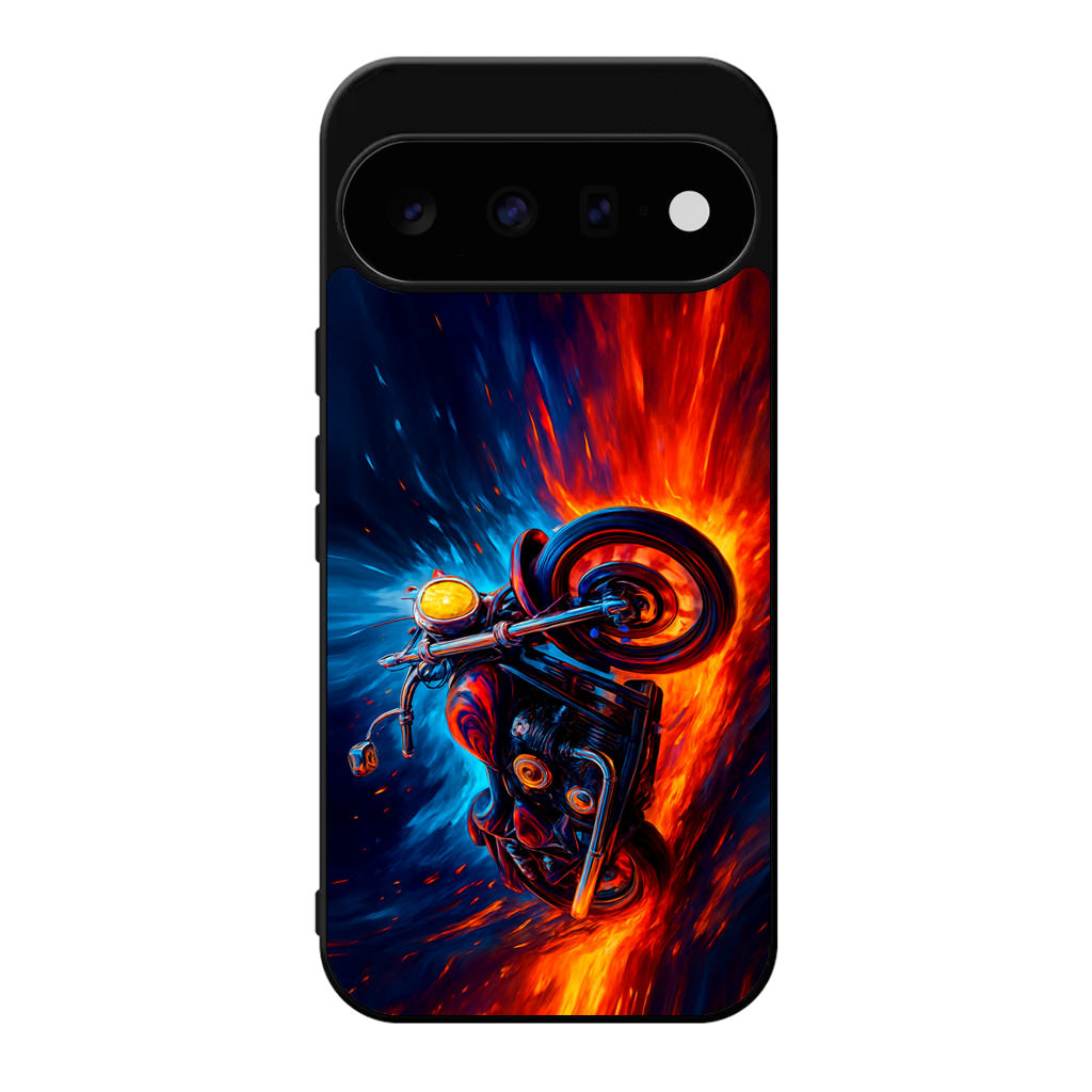 Ride Through Fire and Ice Google Pixel 11 Case